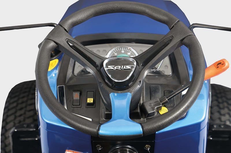 Solis 26 Tiger Blau Kleintraktor – 26 PS Allradtraktor mit Servolenkung