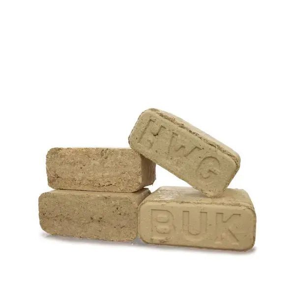 Heizfuxx RUF Classic White Holzbriketts – 960 kg Palette (96×10 kg), Heizwert ≥4,8 kWh/kg, Weißholz, RUF-Form