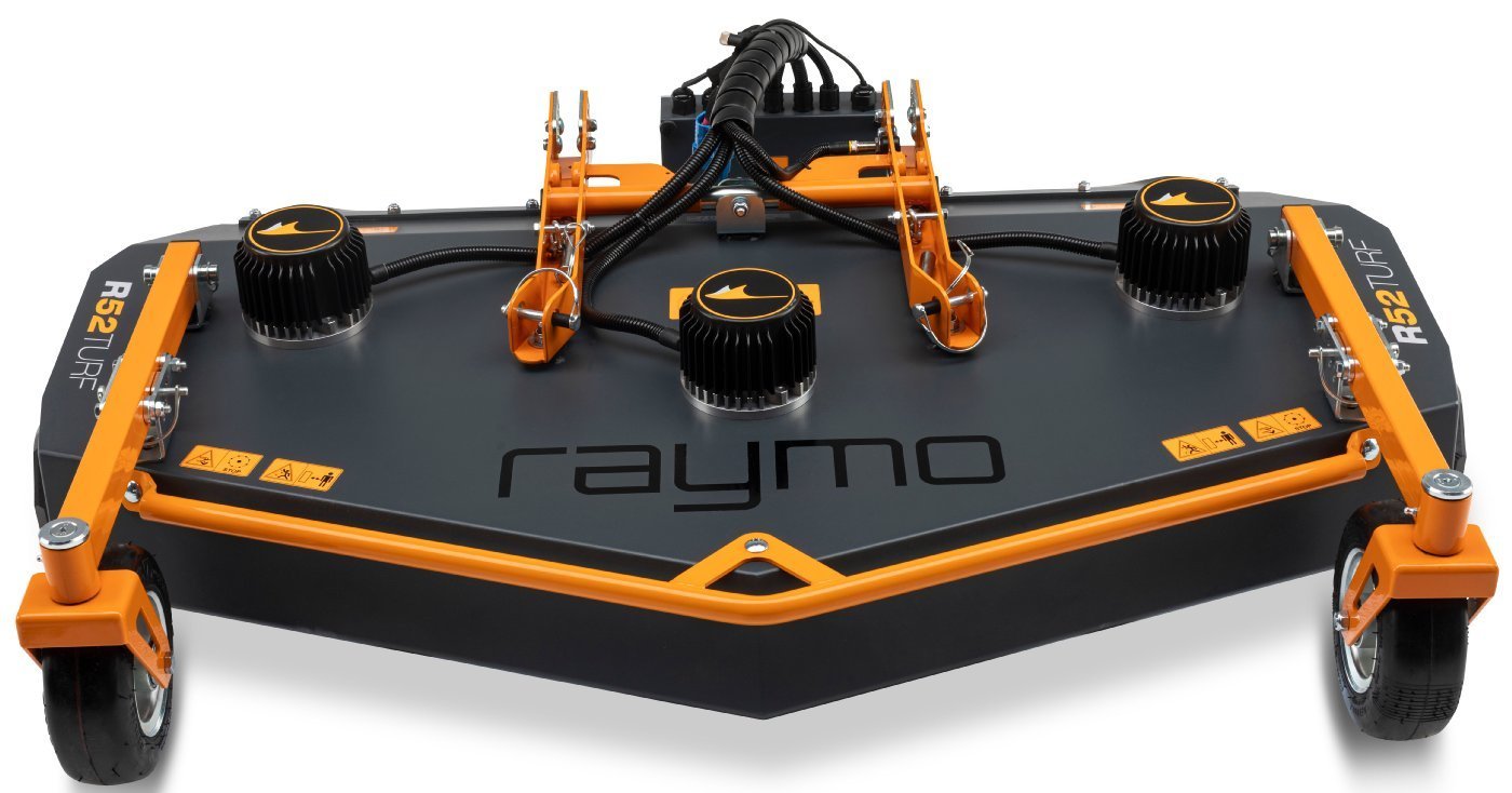 Raymo R52TURF Mähdeck 132 cm inkl. Mulchkit & Deep Mulchkit – Profi Sichelmähwerk für Sportrasen