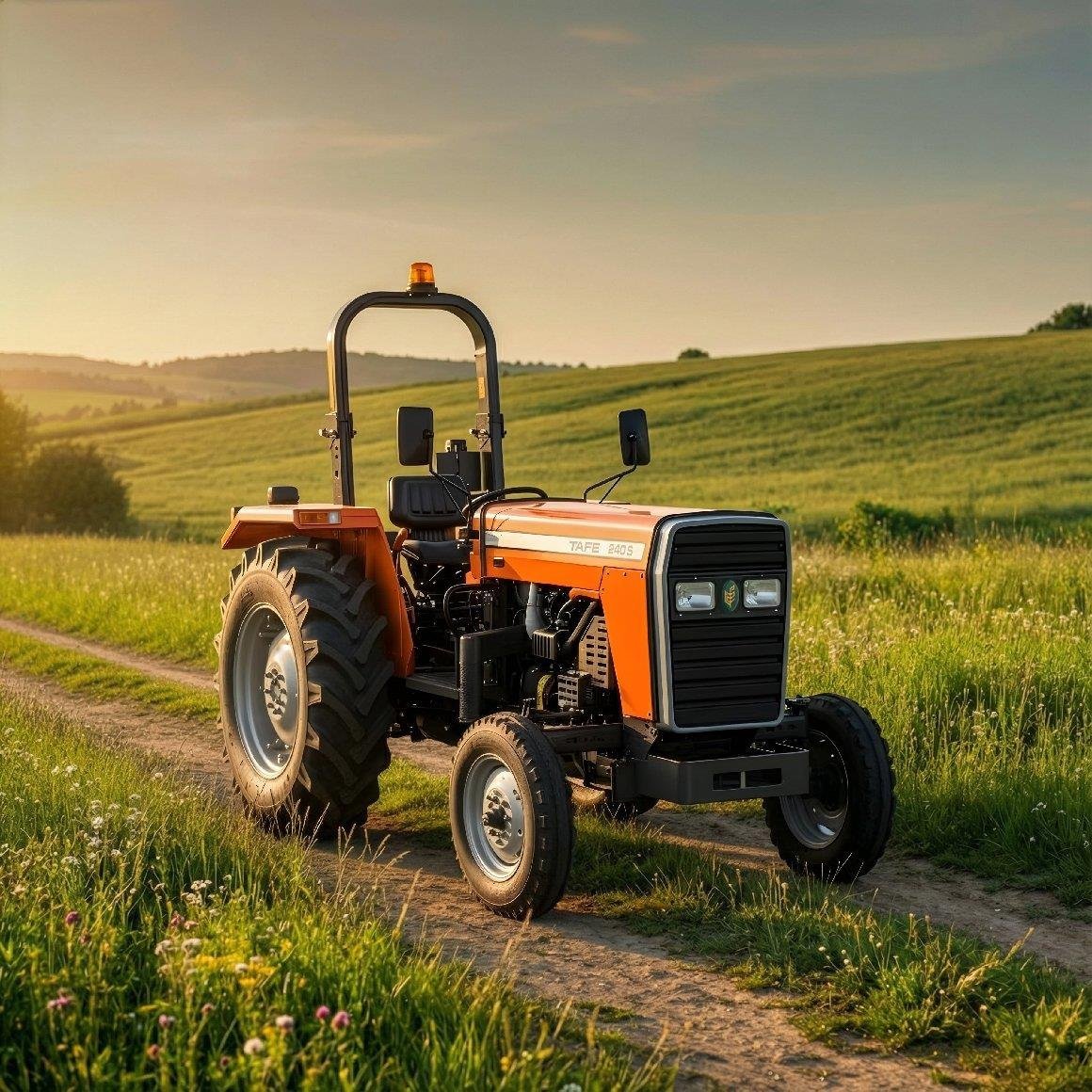 TAFE 240S Classic 2WD Kleintraktor 49,5 PS Diesel – 8+2 Getriebe, 1450 kg Hubkraft