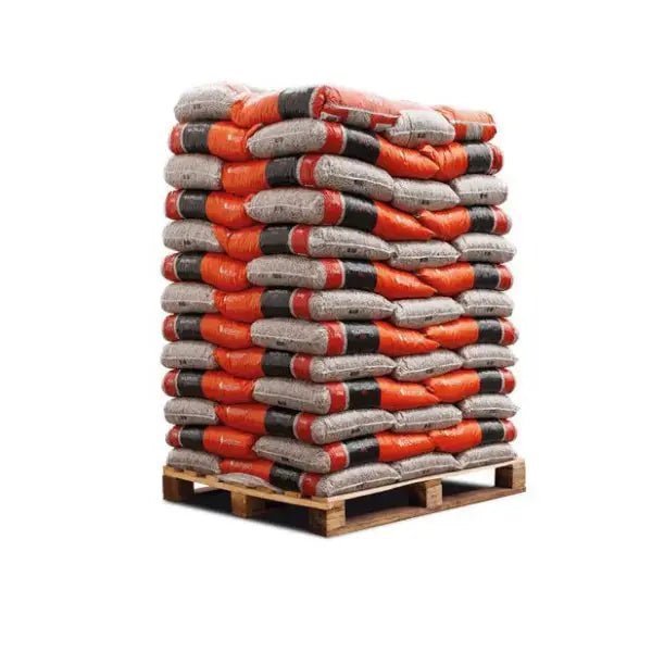 Heizfuxx Holzpellets Red ENplus A1 – 975 kg Palette (65×15 kg), Heizwert ≥4,6 kWh/kg, Hartholz