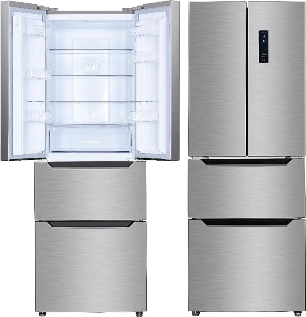 WOLKENSTEIN FD351.4NF IX French Door Kühlschrank 320 L NoFrost Touch Control Inox