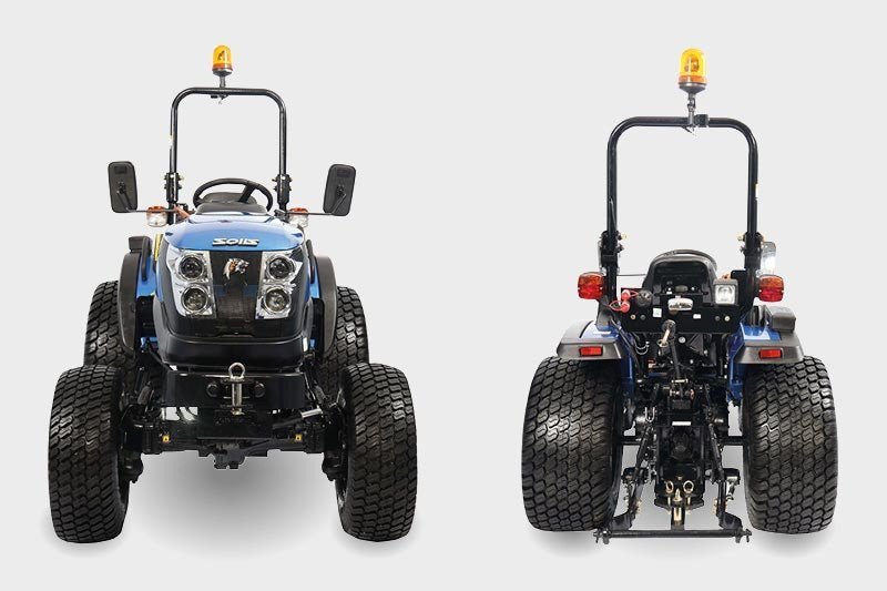 Solis 26 Tiger Blau Kleintraktor – 26 PS Allradtraktor mit Servolenkung