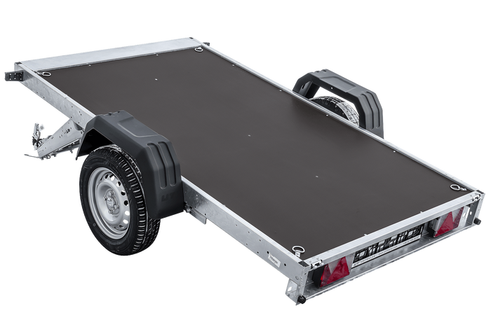 Ungebremster Anhänger mit Blattfedern 230×125 UNITRAILER FORCE 230/R KIPP-Neu