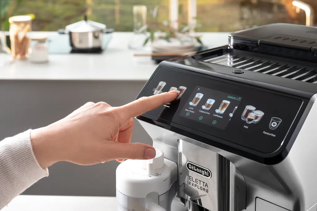 De'Longhi Eletta Explore ECAM450.55.S Kaffeevollautomat Silber
