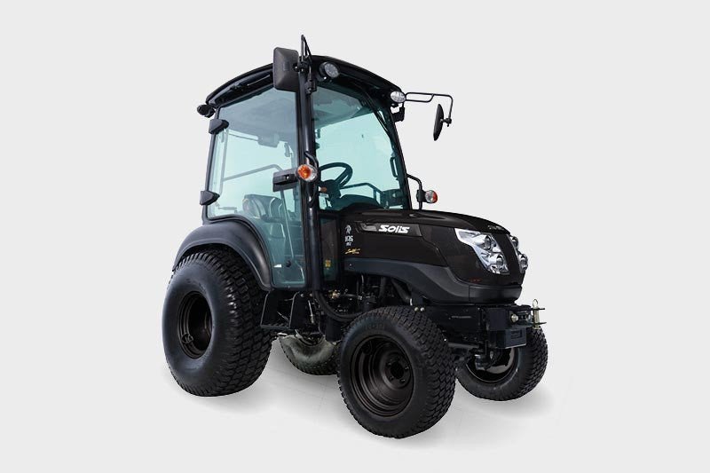 Solis 26 HST Panther Kleintraktor mit Kabine Schwarz – 26 PS, Hydrostat, Allrad
