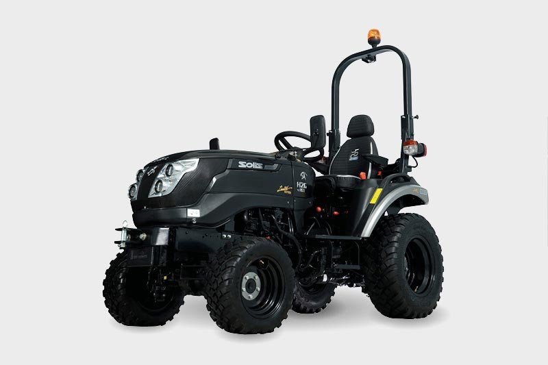 Solis 26 HST Limited Edition Schwarz 26 PS Diesel mit Allrad – Hydrostat Kleintraktor mit Mitsubishi Motor