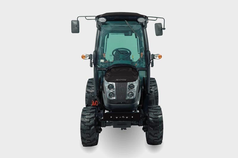 Solis 26 9+9 Panther Kleintraktor mit Kabine Schwarz – 26 PS, Allrad, Mitsubishi Diesel