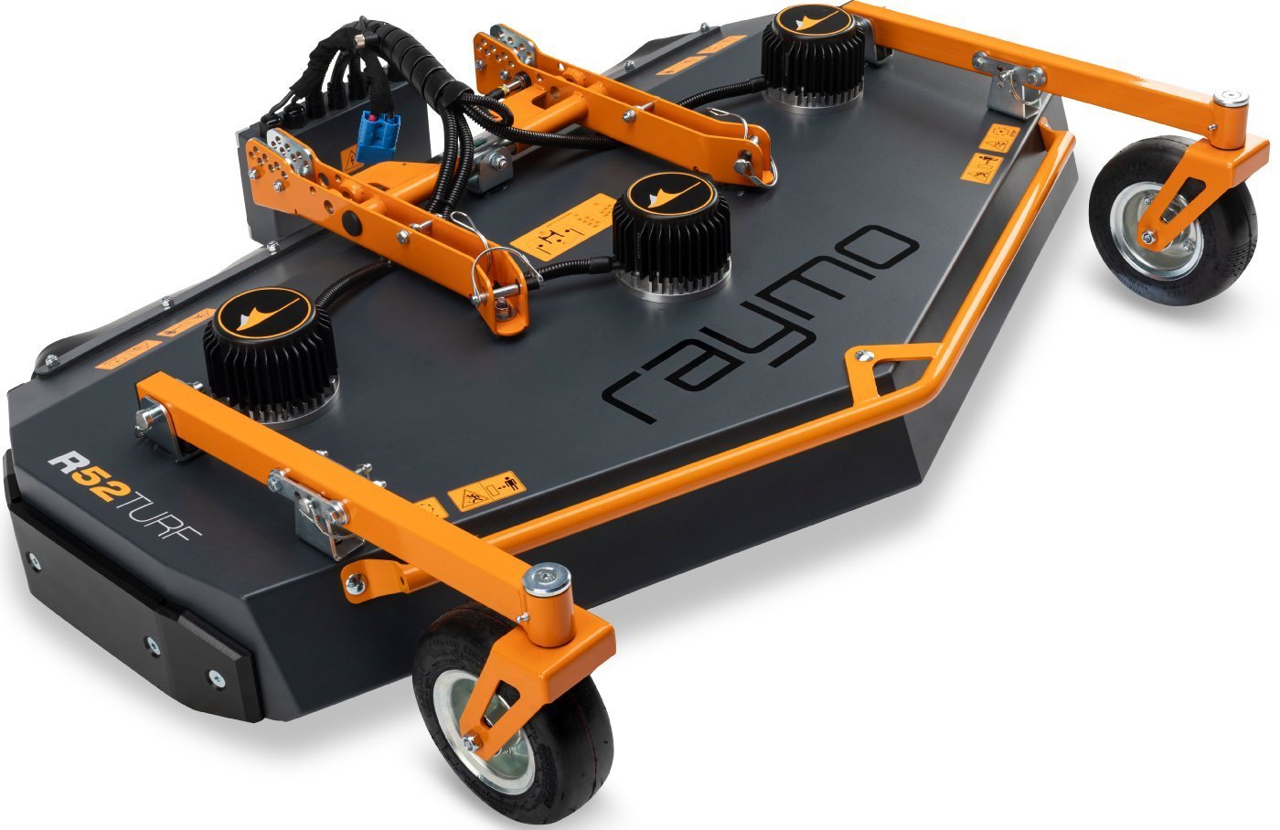 Raymo R52TURF Mähdeck 132 cm inkl. Mulchkit & Deep Mulchkit – Profi Sichelmähwerk für Sportrasen