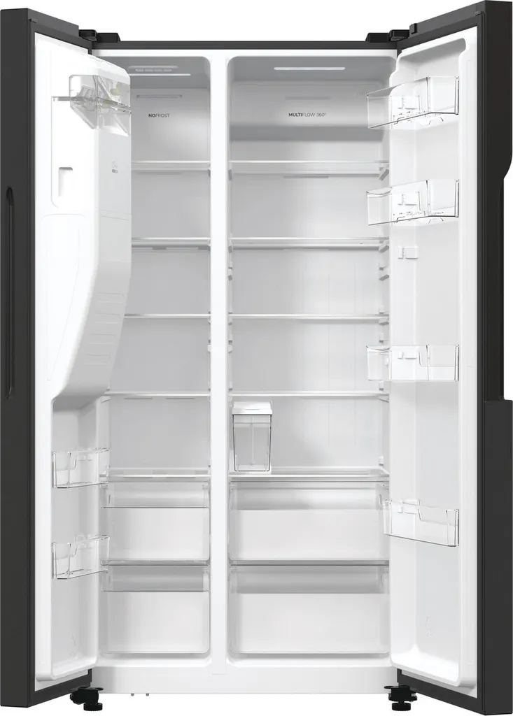 Gorenje NRR9185ESBXL Side-by-Side Kühlschrank 566 L NoFrost Plus IceMaker Schwarz