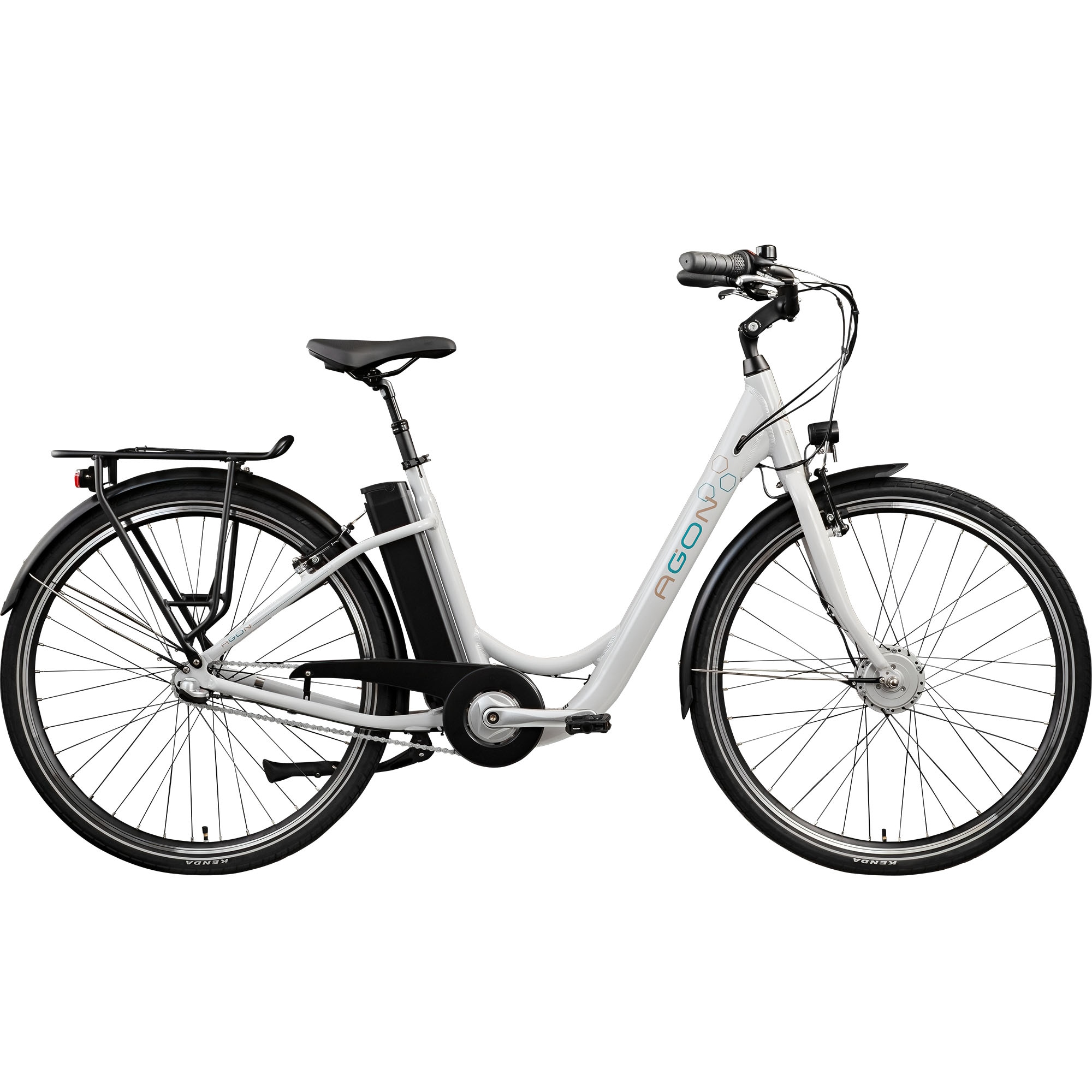 AGON »Aurora« 3 Gang Nabenschaltung Frontmotor 250 W Pedelec, Elektrofahrrad für Damen u. Herren