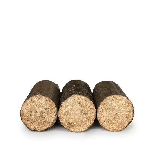 Heizfuxx Nestro Hartholz M Holzbriketts – 972 kg Palette (81×12 kg), Heizwert ≥4,8 kWh/kg, Rundbriketts